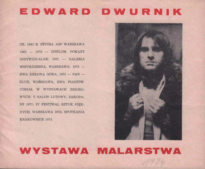 Edward Dwurnik. Painting exhibition