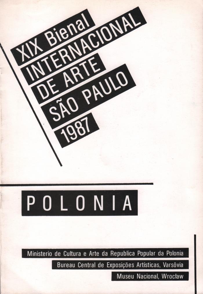 XIX Bienal Internacional de Arte Sao Paulo 1987. Polonia, Sao Paulo 1987. Catalog