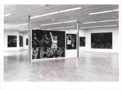 "Edward Dwurnik. Schilderijen, tekeningen en beelden" exhibition. Stedelijk Van Abbemuseum, Eindhoven 1985