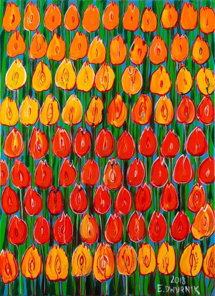 Pomarańczowe tulipany 