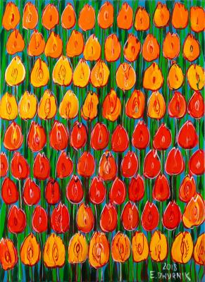 Pomarańczowe tulipany 