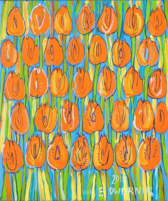 Pomarańczowe tulipany