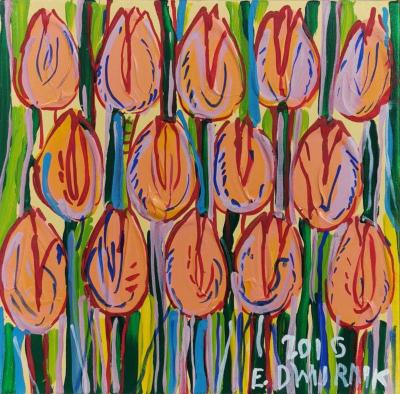 Cieliste tulipany
