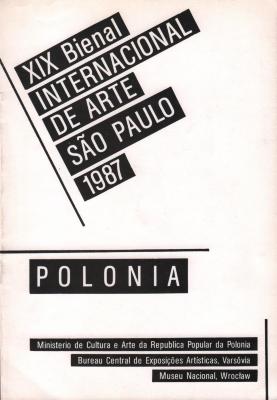 XIX Bienal Internacional de Arte Sao Paulo 1987. Polonia, Sao Paulo 1987. Katalog